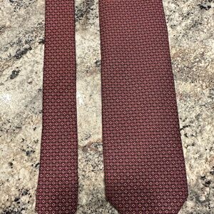 Designer Mondo Uomo Men's Tie 100% Silk Handmade in Italy Geometric